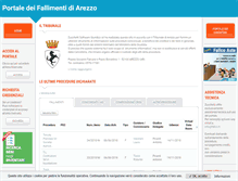 Tablet Screenshot of fallimentiarezzo.com